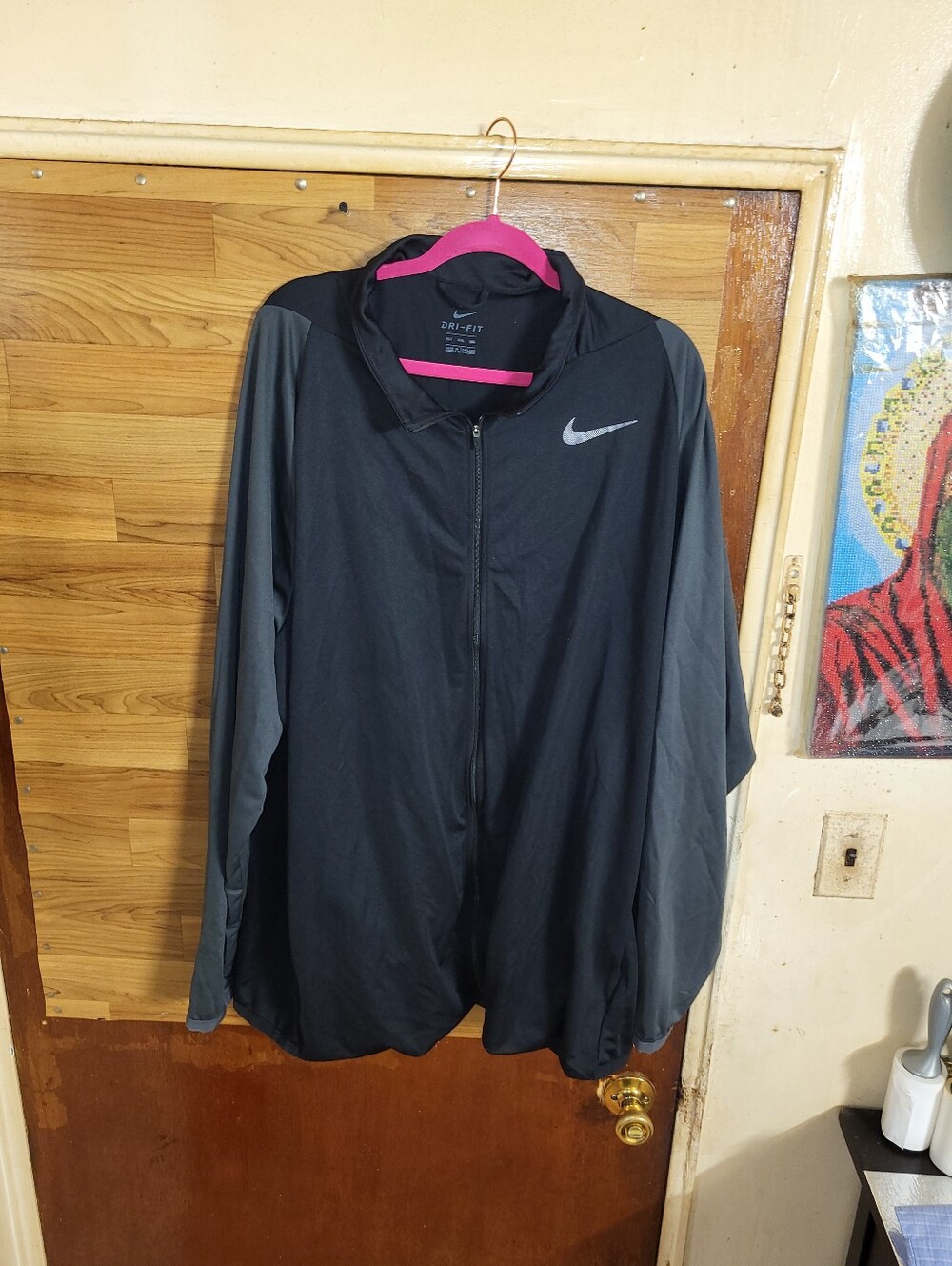 Nike Track Jacket Black & Grey Size 3XL